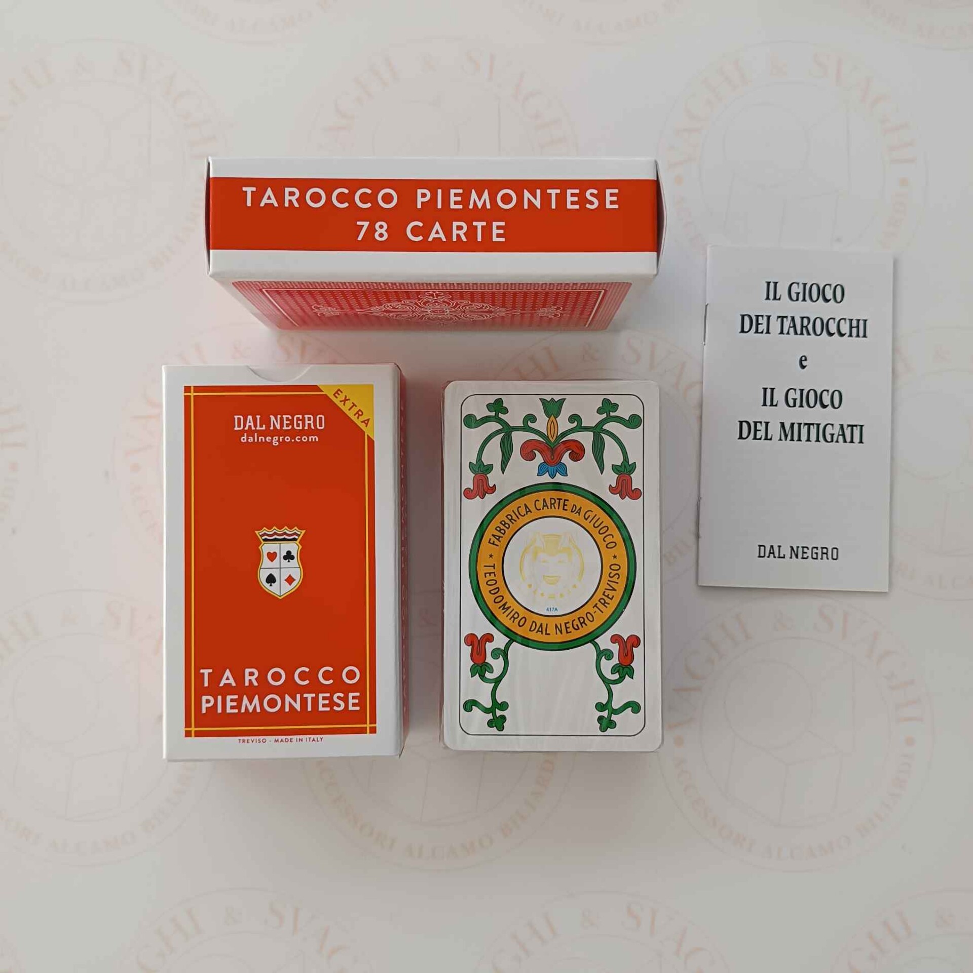 CARTE TAROCCO DAL NEGRO PIEMONTESE  EXTRA 78 R