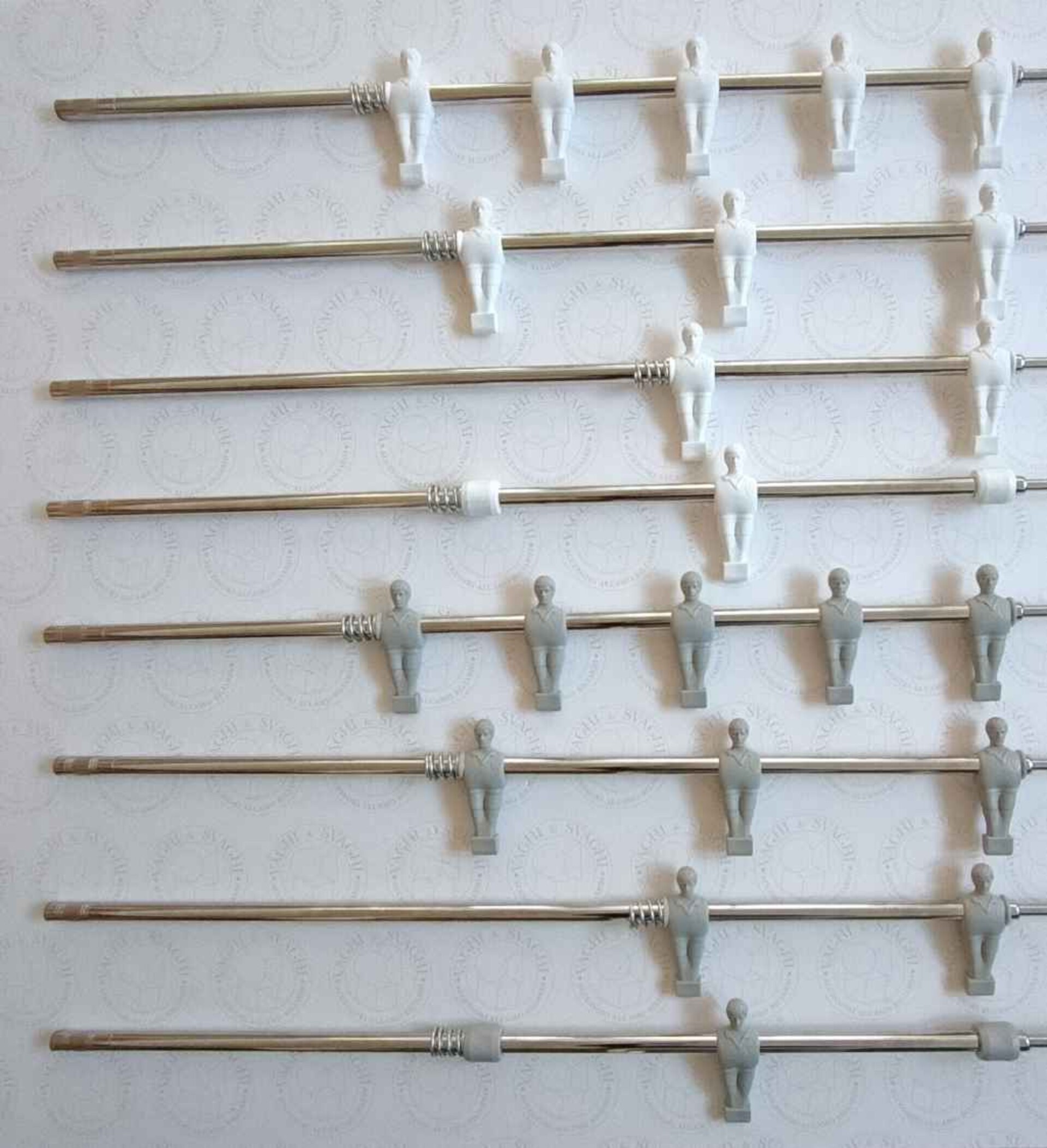 SERIE ASTE ESTERNE GARLANDO OMETTI BIANCO/ GRIGIO