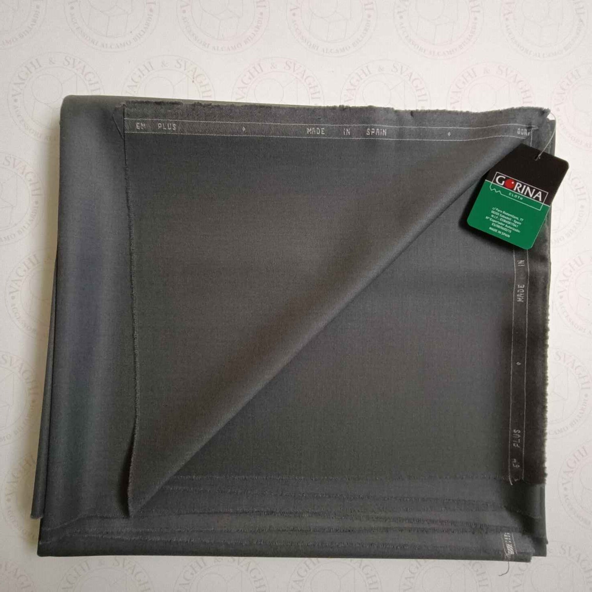 PANNO DA BILIARDO GORINA 6M PLUS GRIGIO SCURO (ARDESIA)
