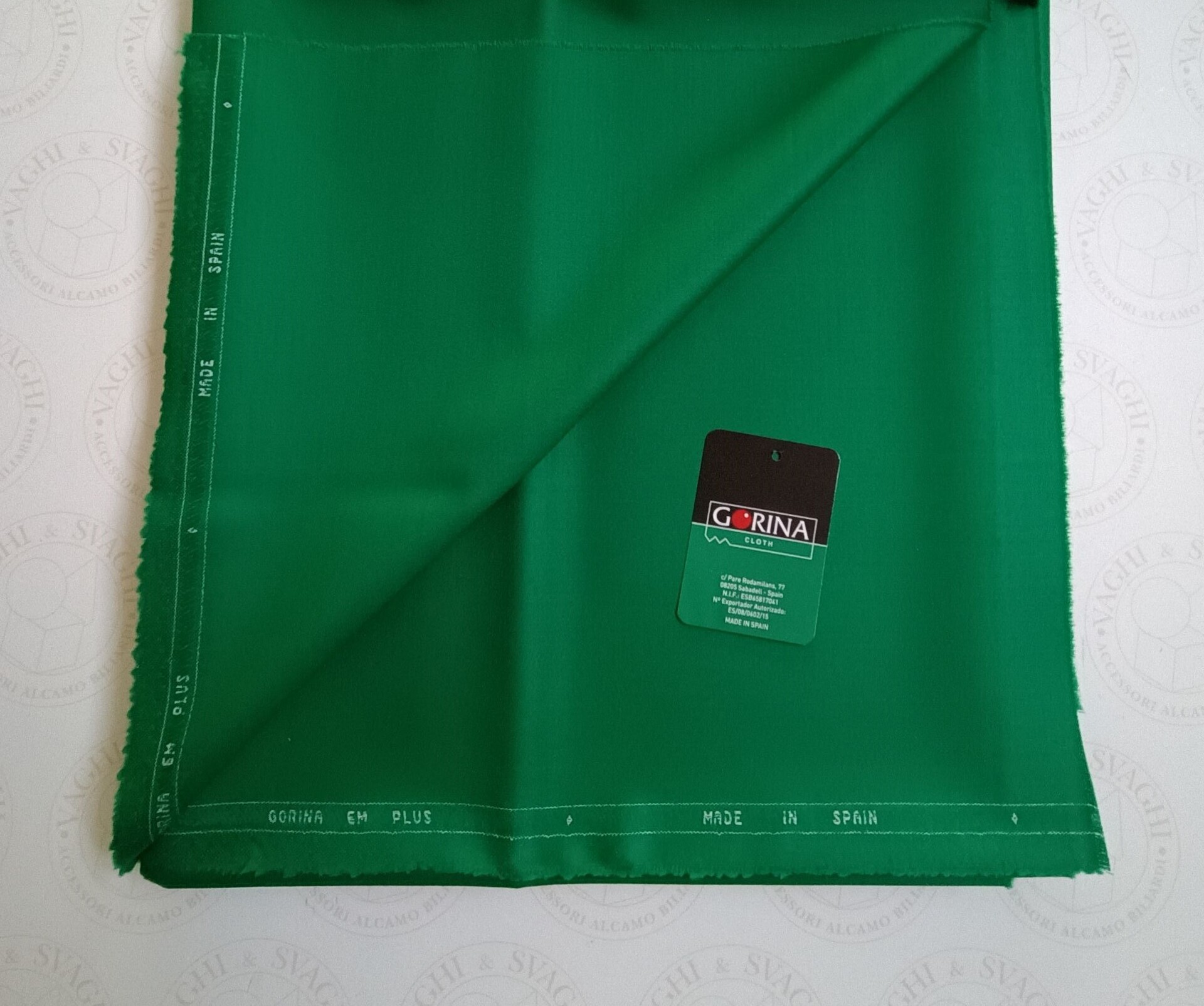 PANNO DA BILIARDO GORINA 6M PLUS VERDE AMARILLO