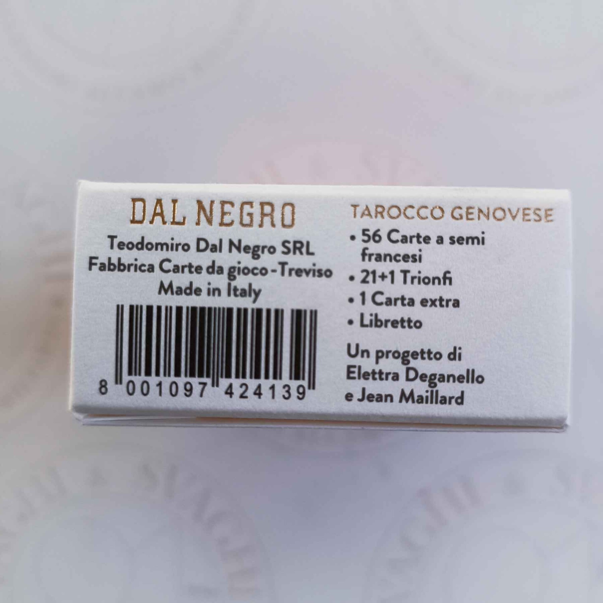 CARTE TAROCCO DAL NEGRO GENOVESE