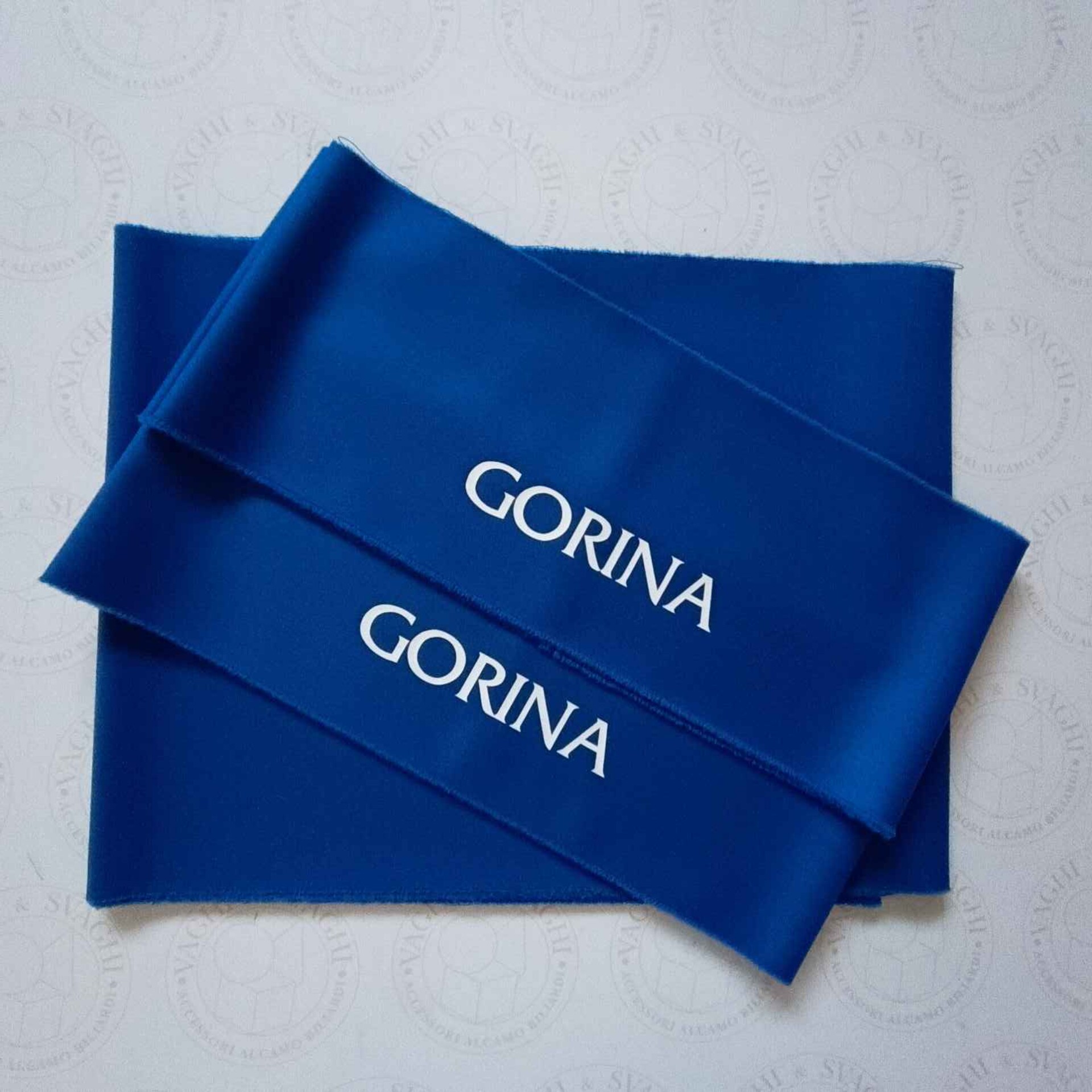 PANNO X SPONDE DA BILIARDO GORINA 6M PLUS BLU ULTRAMAR CON SERIGRAFIA