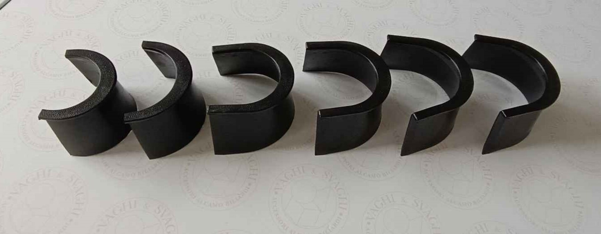 POCKET NERO SET 6 PEZZI GARLANDO BUCA PICCOLA CM 9,5