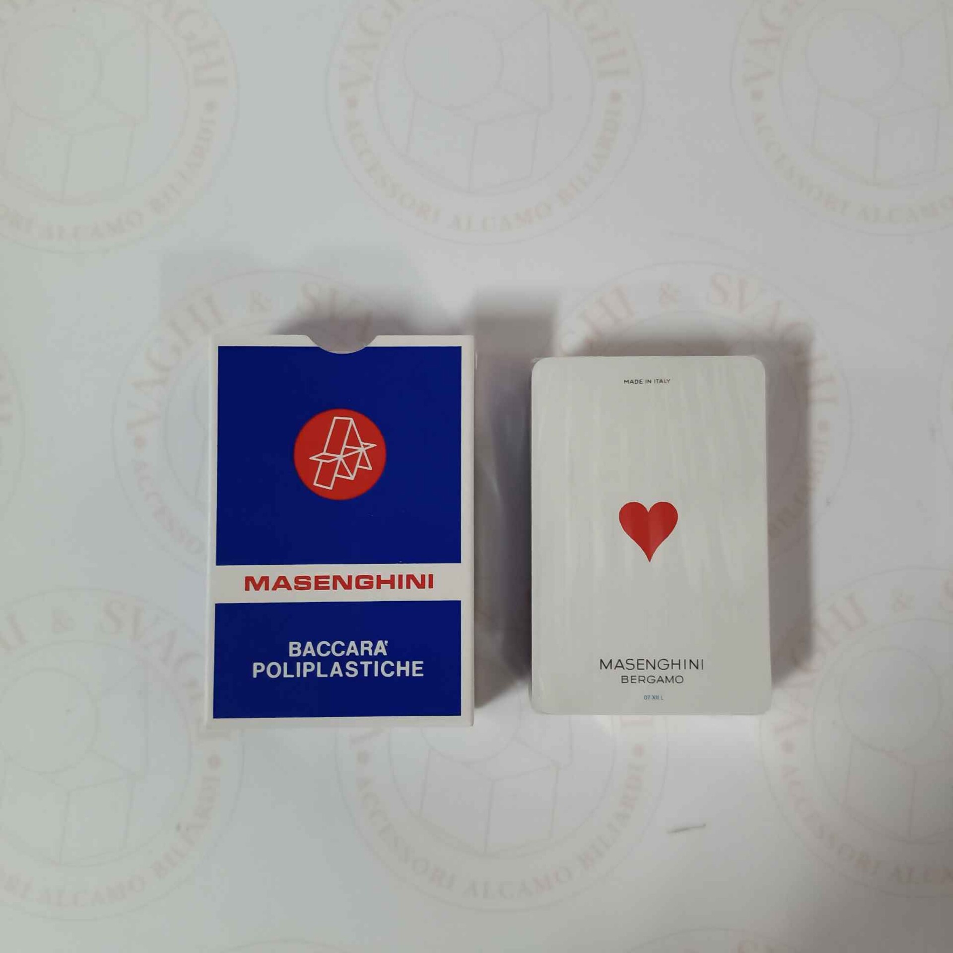 CARTE BACCARA' 75 DORSO BLU MASENGHINI