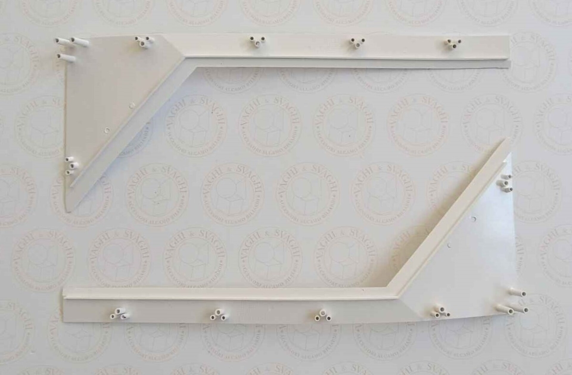 FERMAVETRO BIANCO ROBERTO SPORT MODELLO 90 SET 2 PEZZI