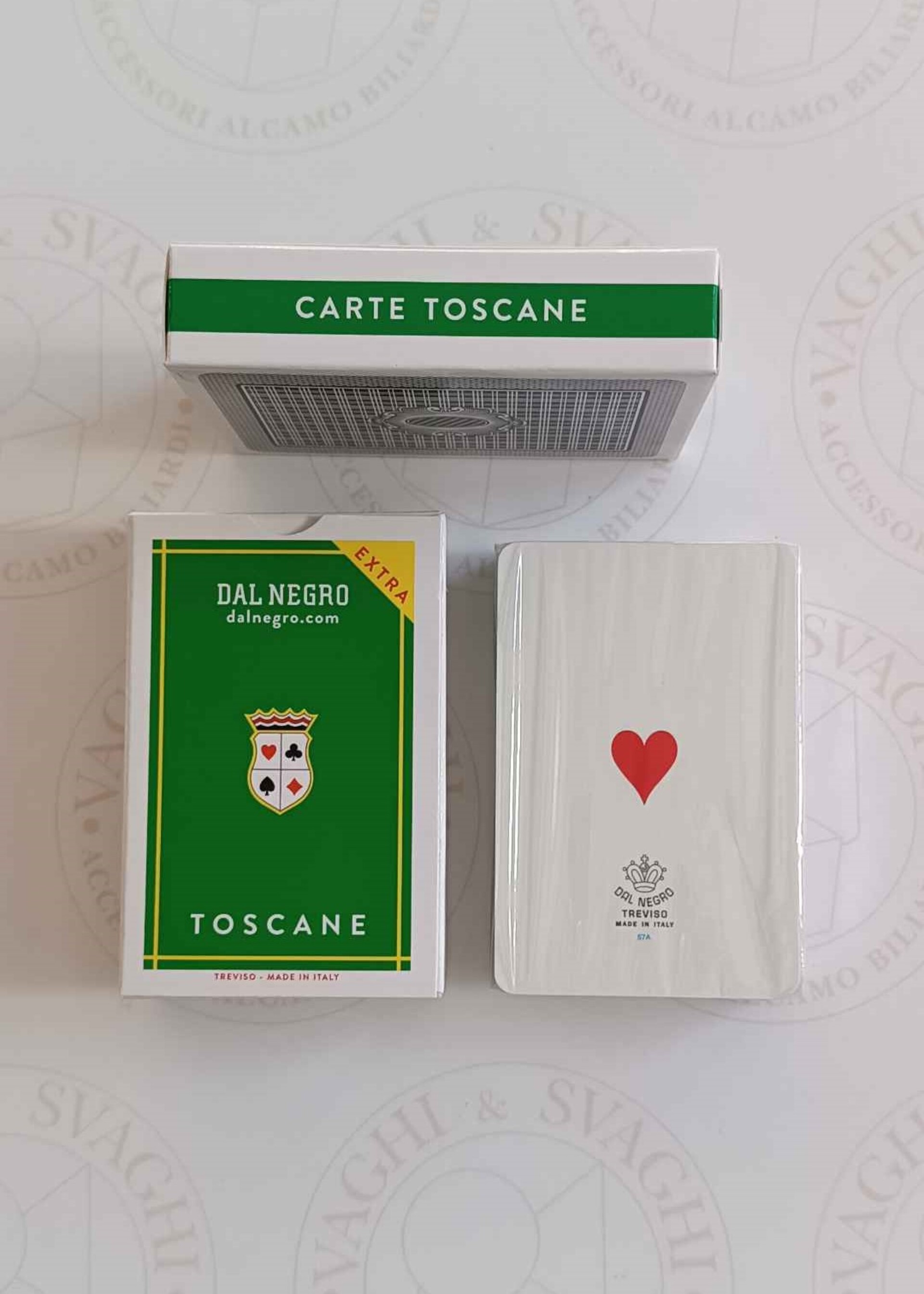 CARTE TOSCANE DAL NEGRO EXTRA ASTUCCIO VERDE