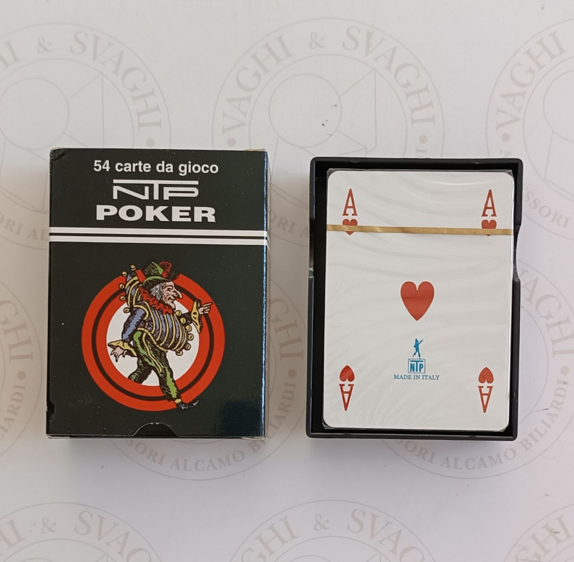 CARTE DA GIOCO NTP POKER DORSO ROSSO