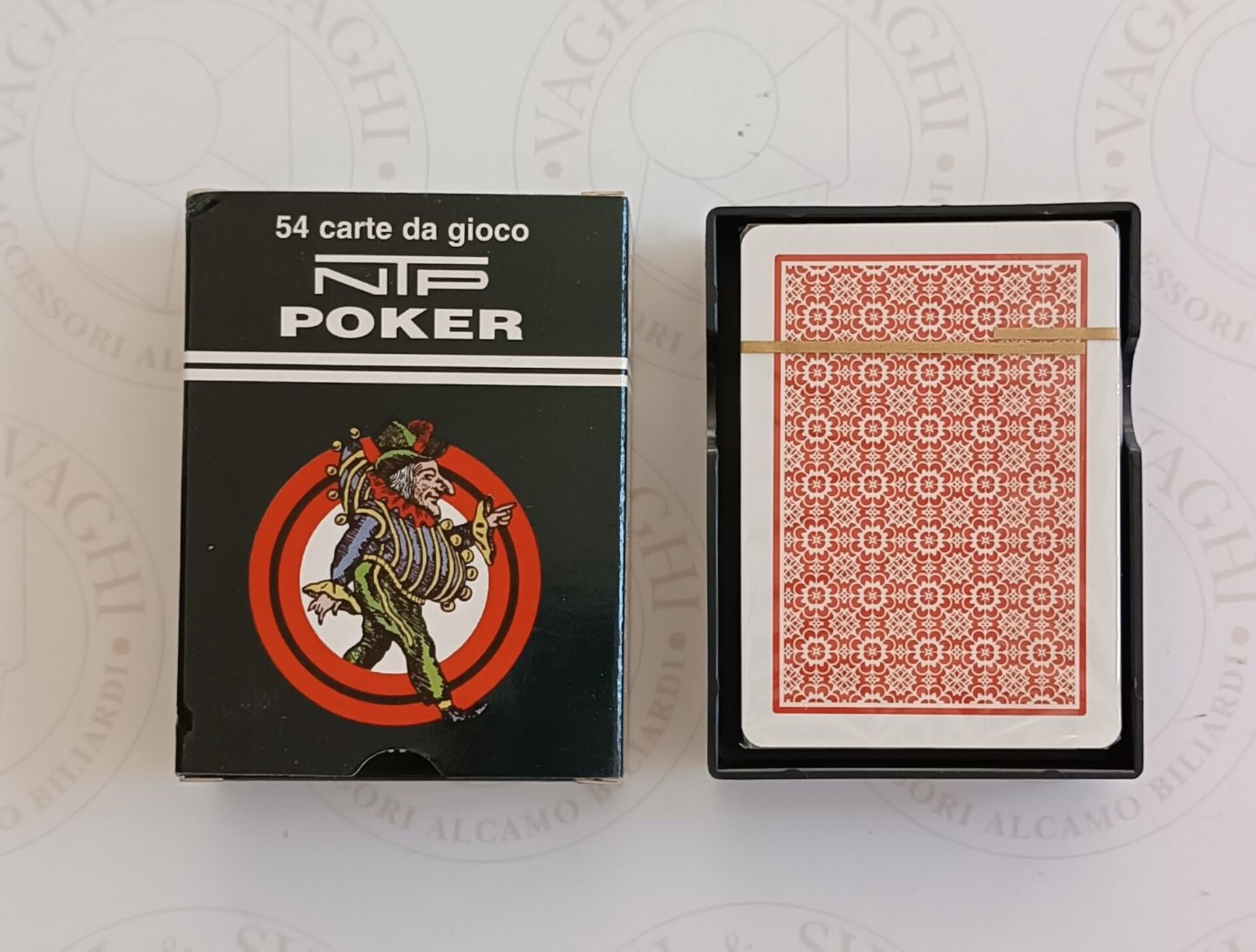 CARTE DA GIOCO NTP POKER DORSO ROSSO