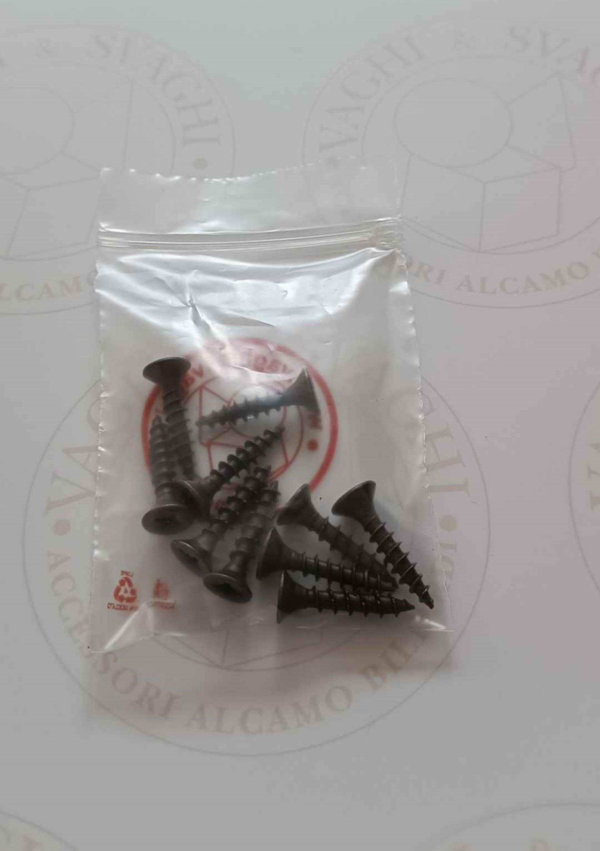 SERIE  VITI ROBERTO SPORT PER COPRIANGOLI NERI SET 10 PZ.