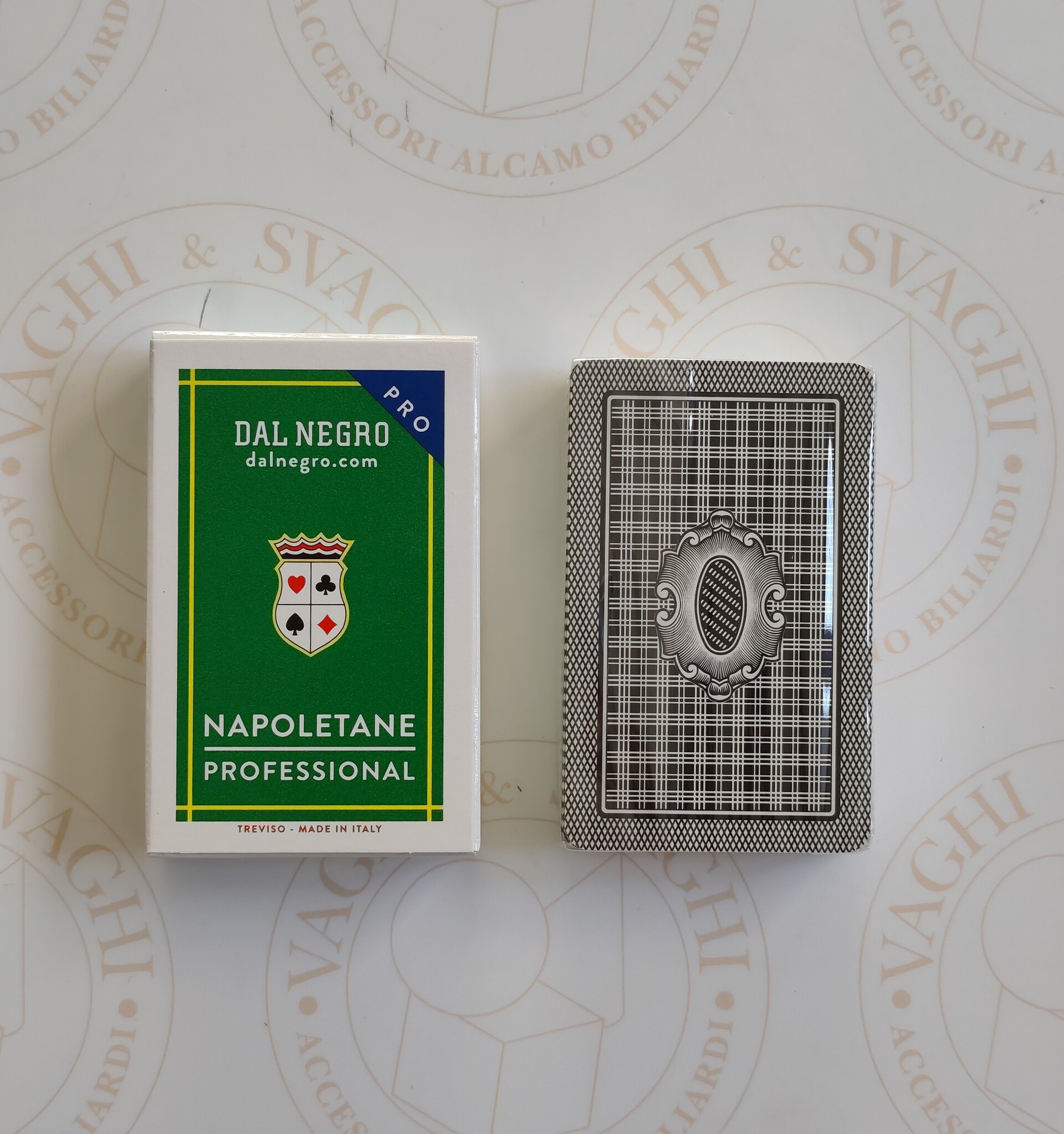 CARTE NAPOLETANE DAL NEGRO N° 81 PRO ASTUCCIO VERDE