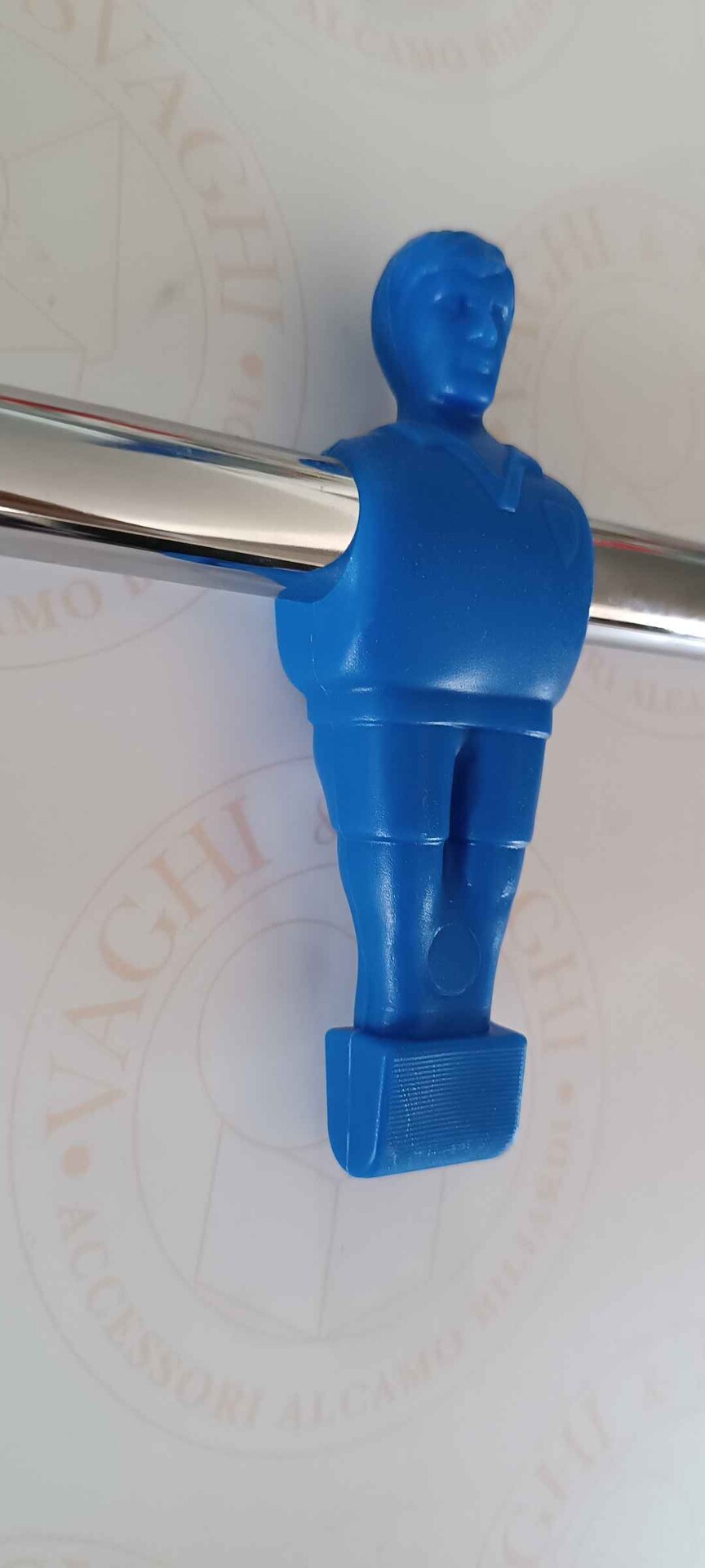 SERIE ASTE ESTERNE GARLANDO OMETTI ROSSI/BLU CON PIEDI TONDI