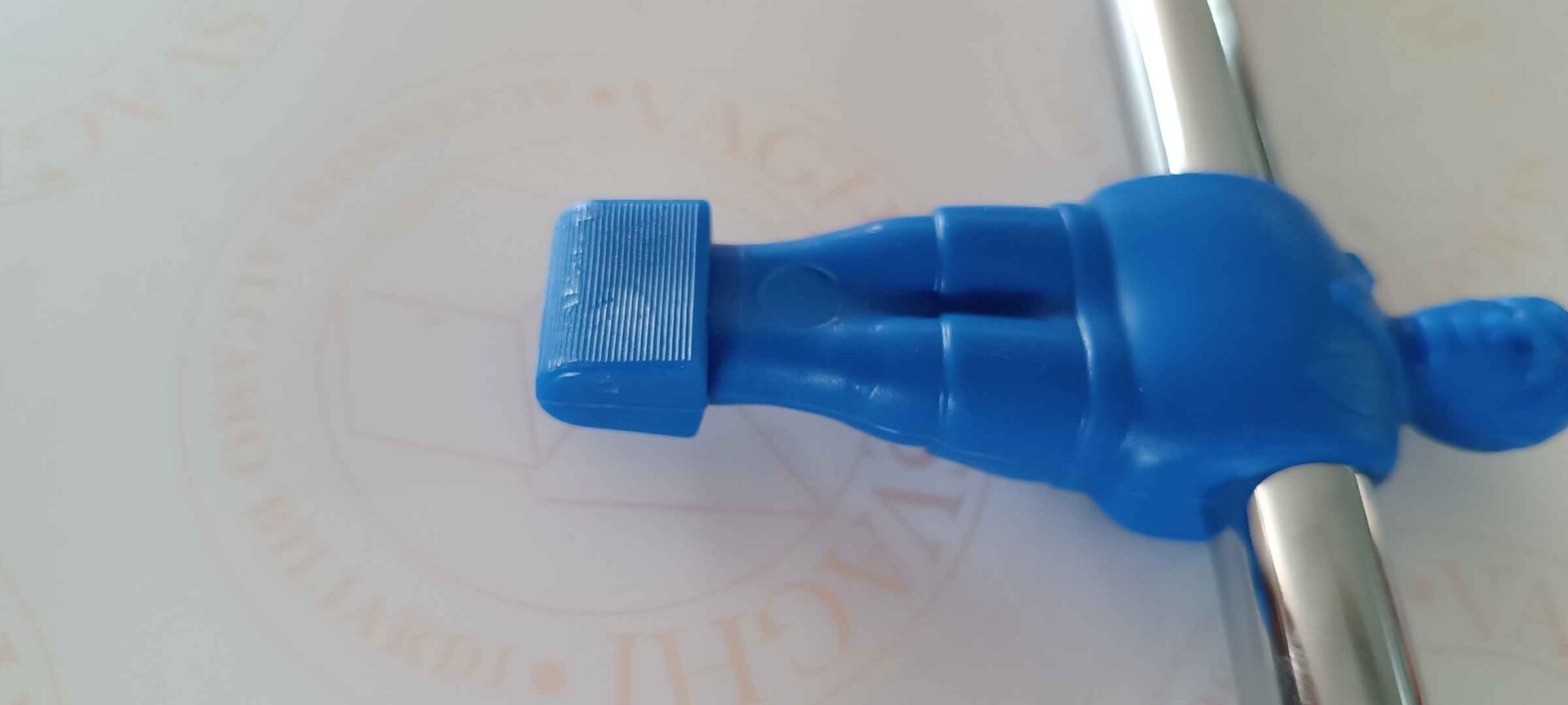 SERIE ASTE ESTERNE GARLANDO OMETTI ROSSI/BLU CON PIEDI TONDI