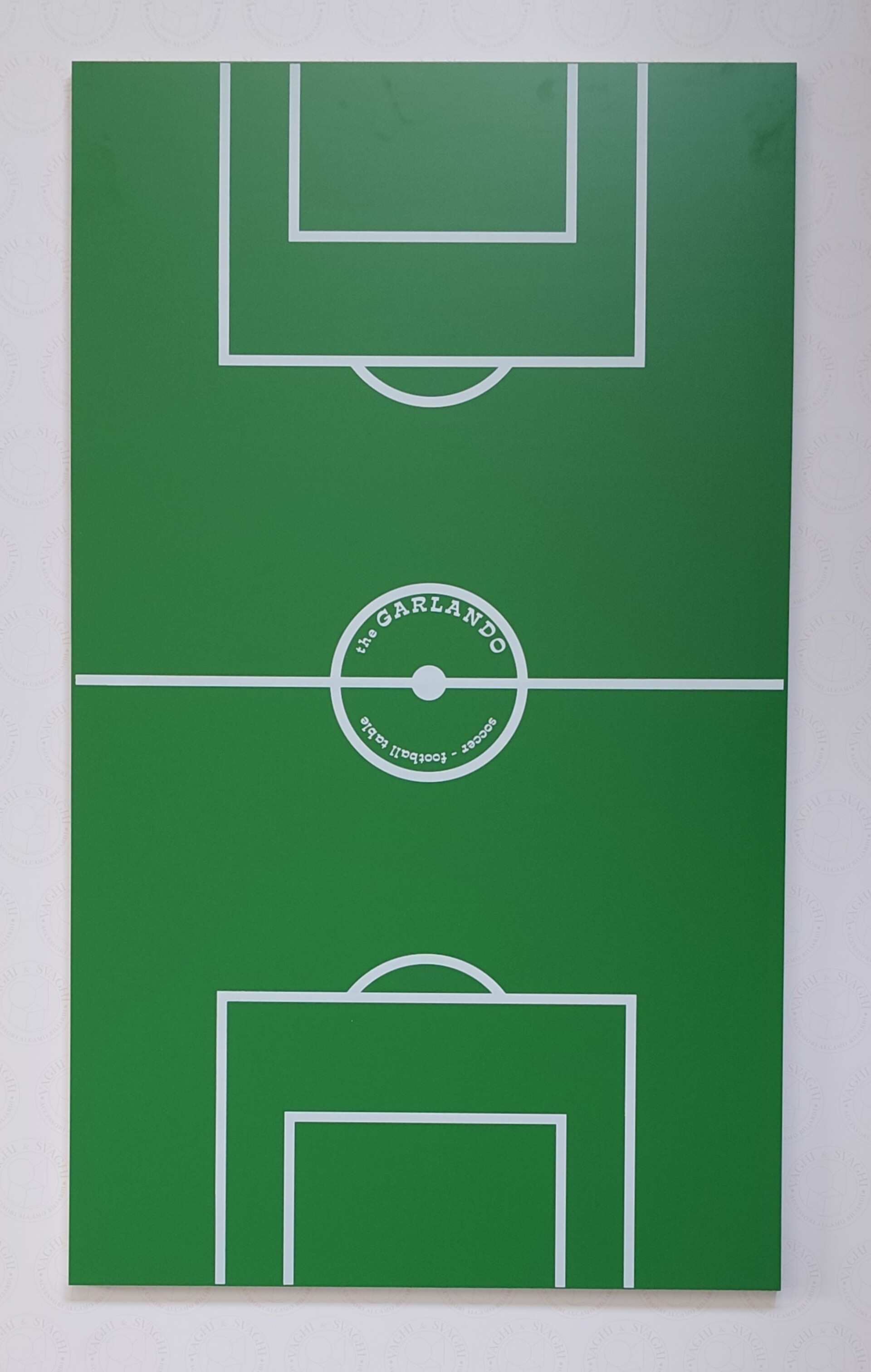 CAMPO GIOCO IN LAMINATO PER CALCIO BALILLA GARLANDO PER MIS.1225 X 722 X 14 MM. CON SERIGRAFIA