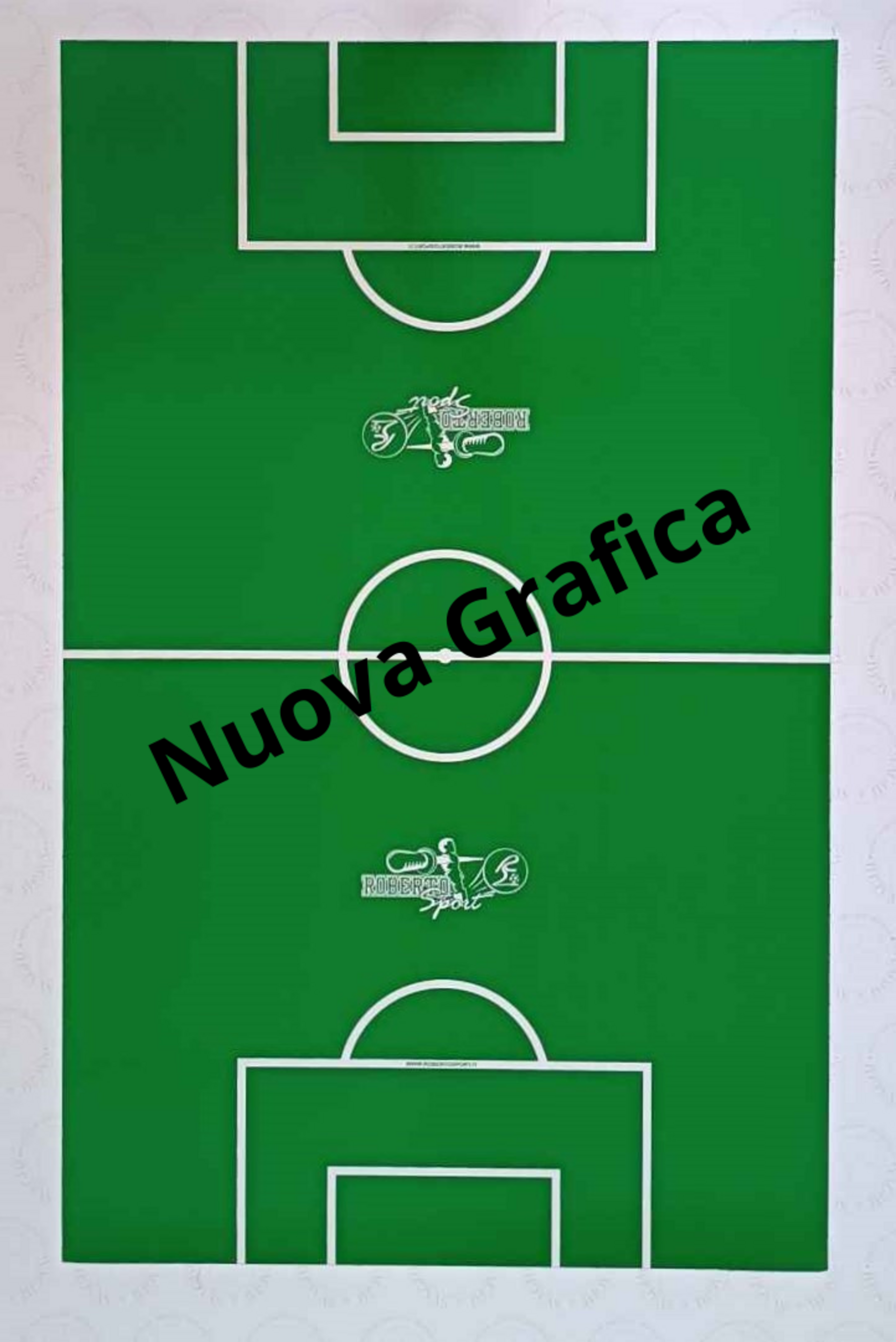 CAMPO GIOCO PER CALCIO BALILLA ROBERTO SPORT DI CARTA CM. 110