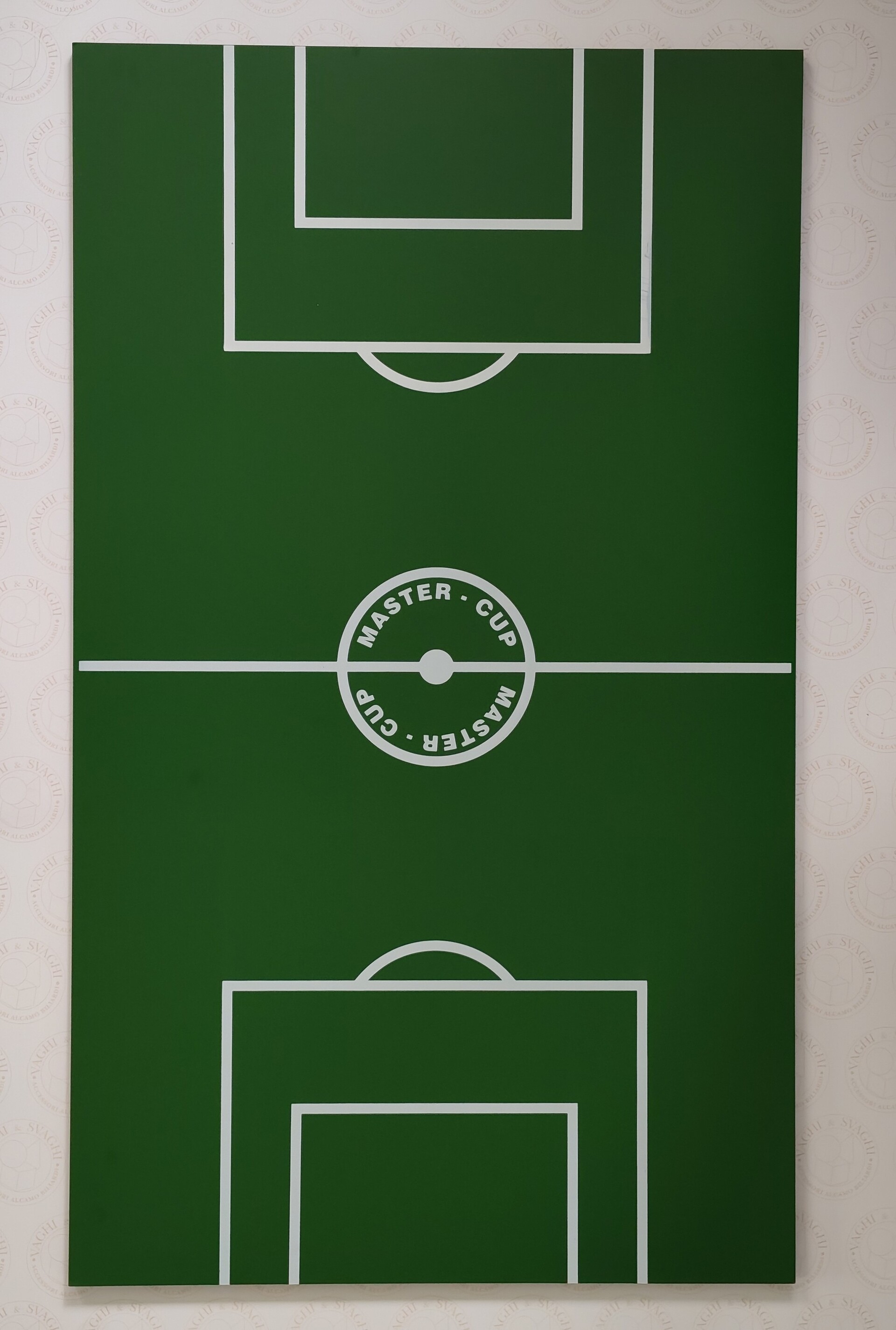 CAMPO GIOCO IN LAMINATO PER CALCIO BALILLA GARLANDO PER MIS.1225 X 722 X 14 MM. CON  NUOVA SERIGRAFIA
