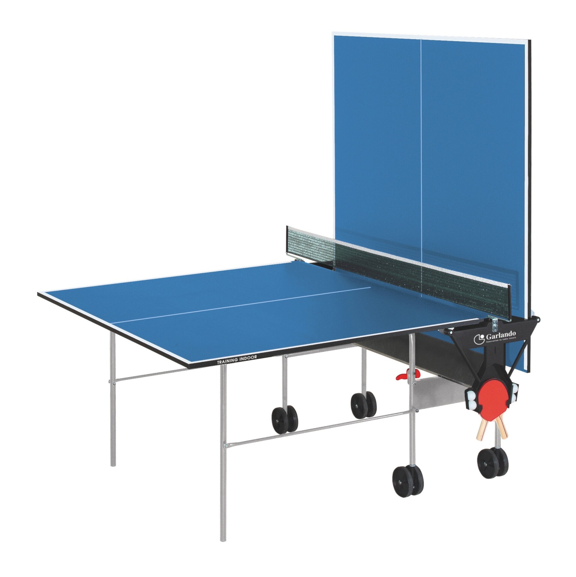 PING PONG GARLANDO TRAINING INDOOR PIANO BLU