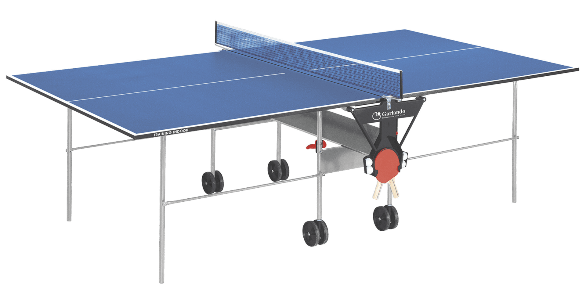 PING PONG GARLANDO TRAINING INDOOR PIANO BLU