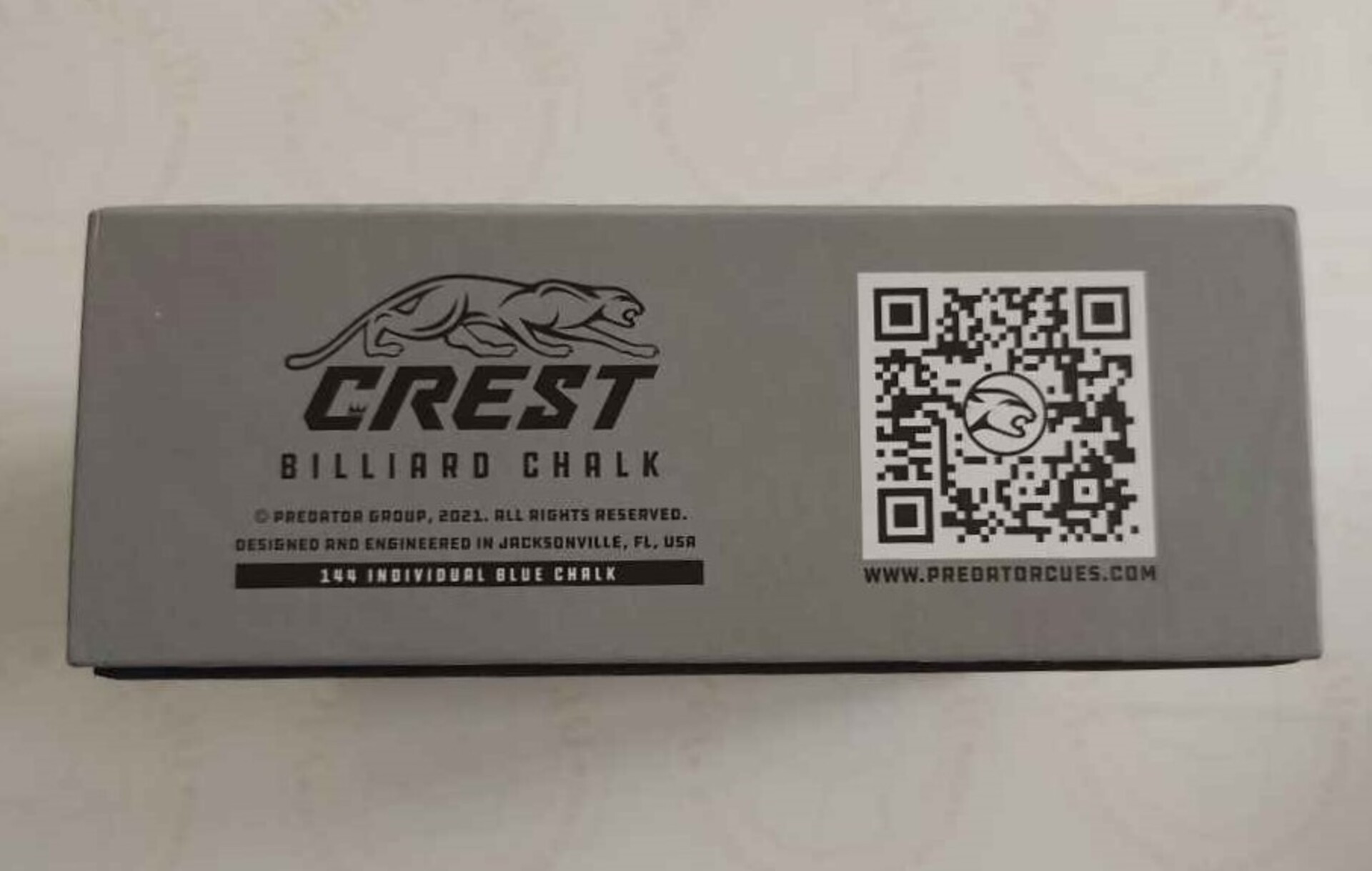 GESSO PER BILIARDO PREDATOR CREST BLU DA 144 CUBETTI
