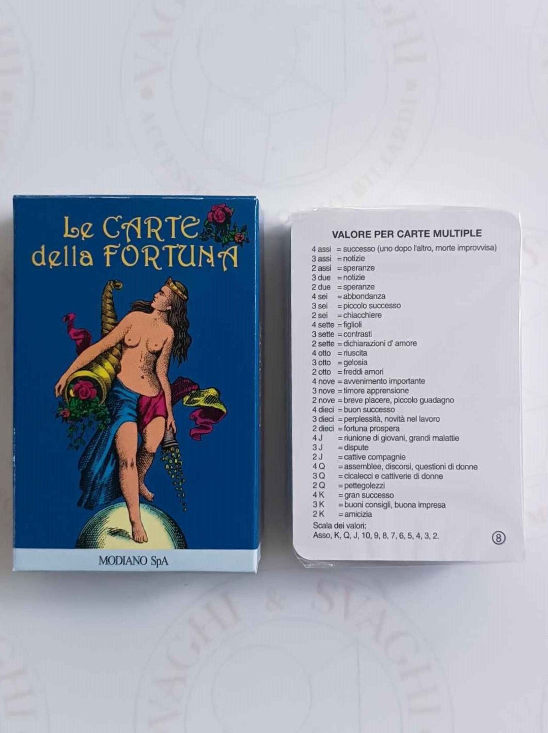 CARTE TAROCCO MODIANO DELLA FORTUNA