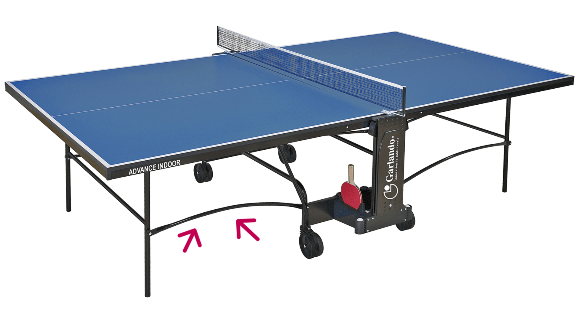 BRACCETTO CURVO MECCANISMO APERTURA  PING PONG GARLANDO ADVANCE/CHALLENGE