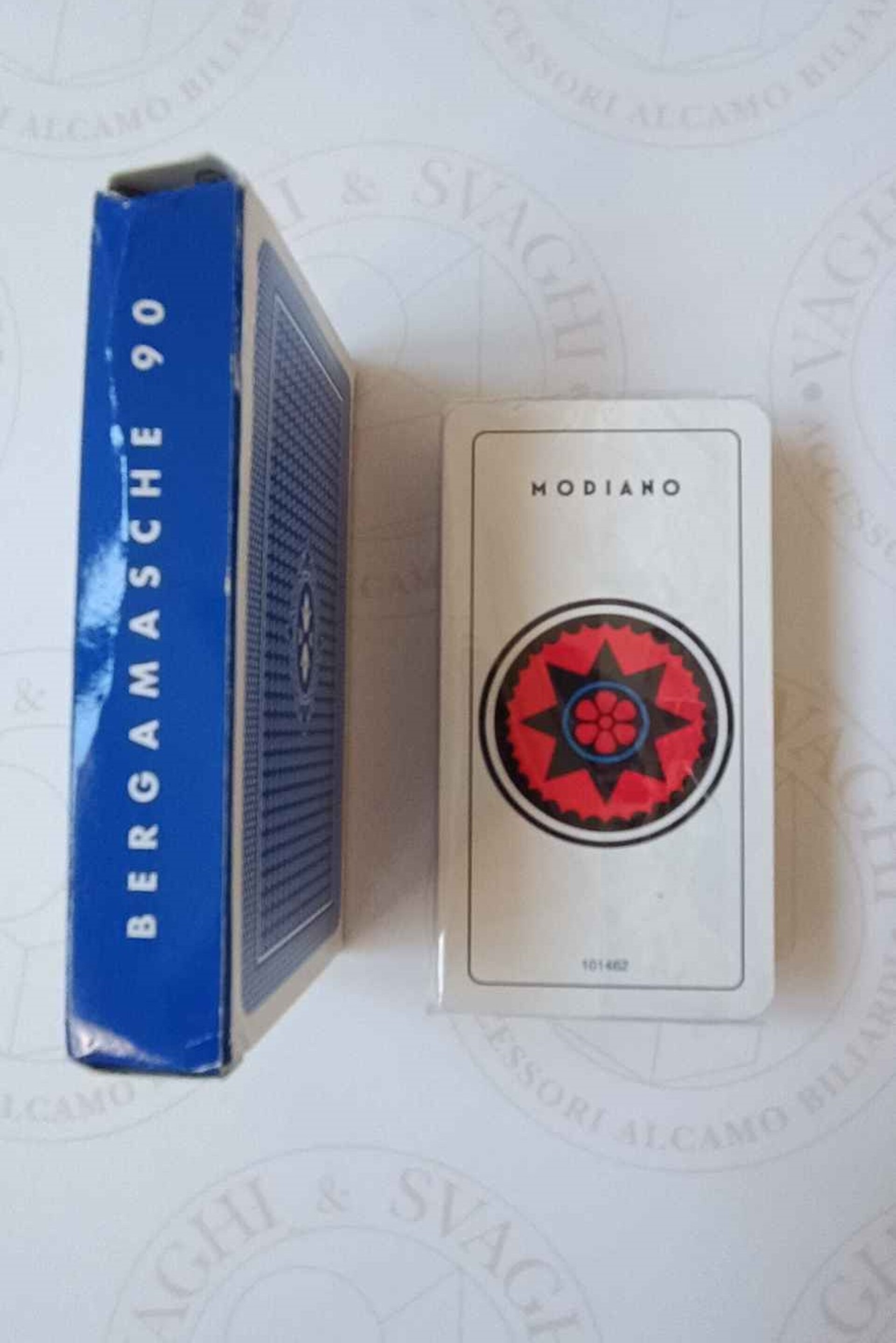CARTE DA GIOCO MODIANO BERGAMASCHE BLU 150° ANNIVERSARIO