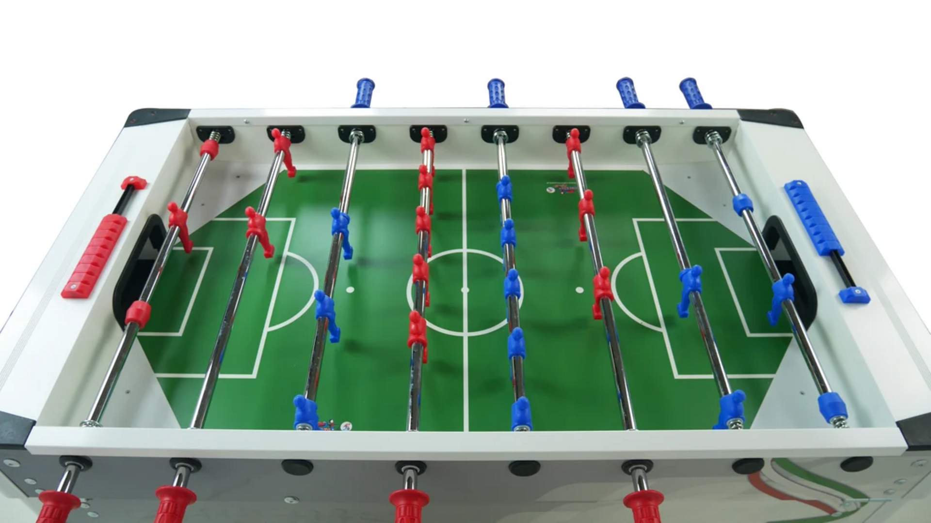 CALCIO BALILLA ROBERTO SPORT COMPETITION CON PIANO GIOCO VETRO