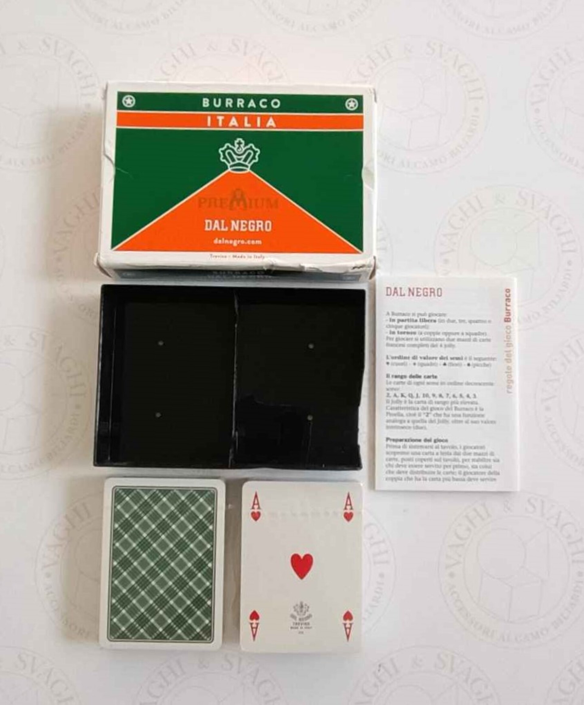 CARTE DA GIOCO DAL NEGRO BURRACO ITALIA