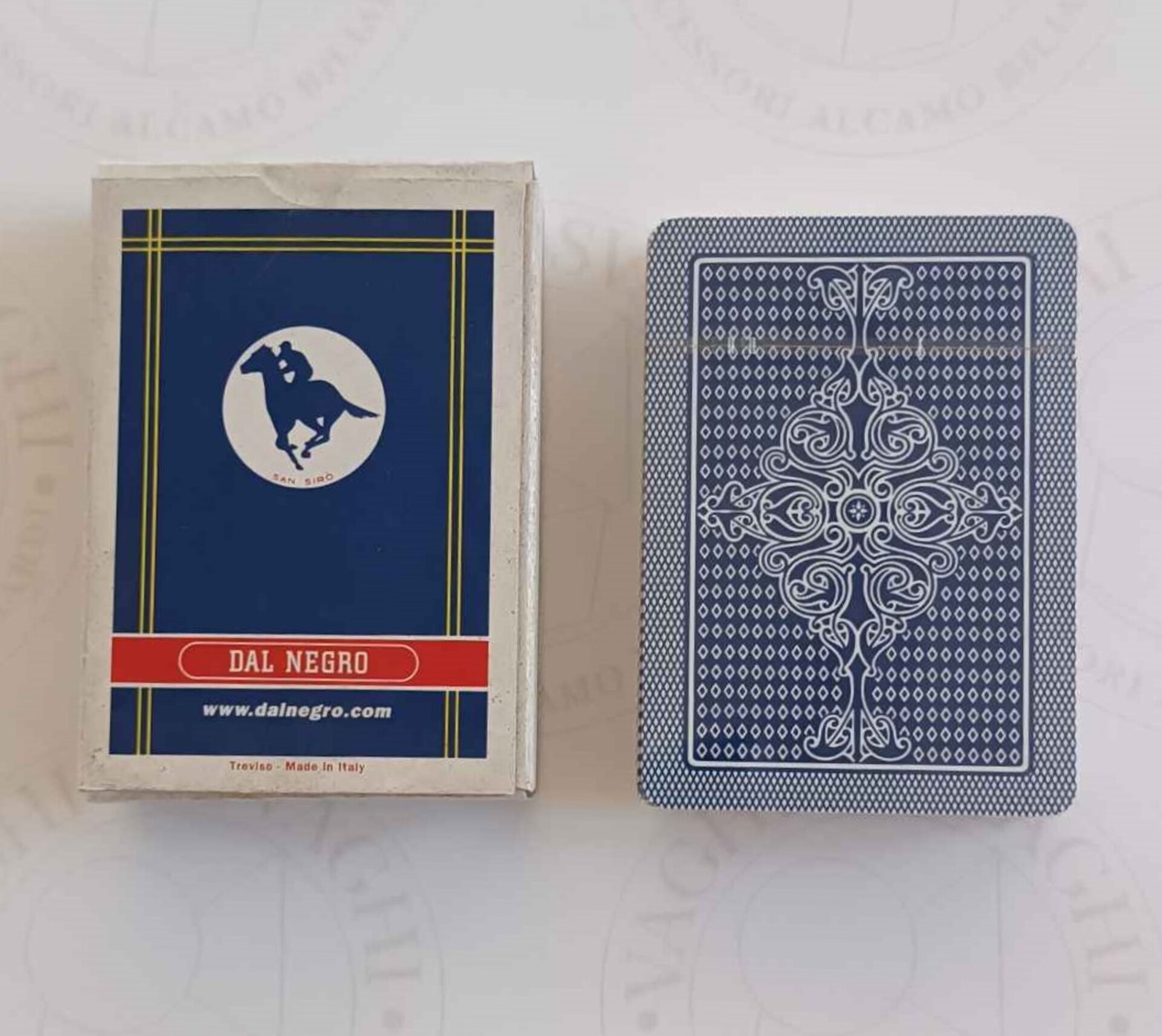 CARTE DA GIOCO DAL NEGRO POKER SAN SIRO 55 CARTE