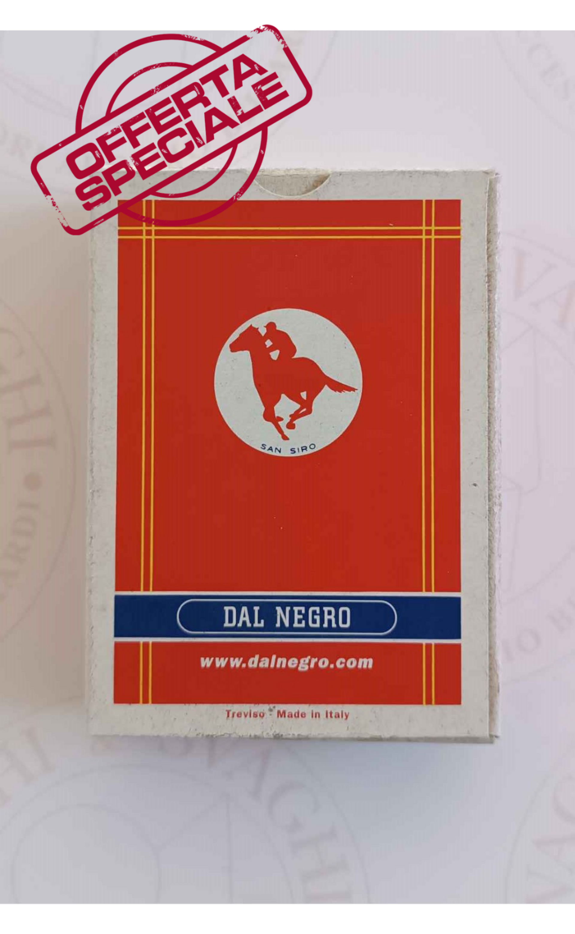 CARTE DA GIOCO DAL NEGRO POKER SAN SIRO 55 CARTE
