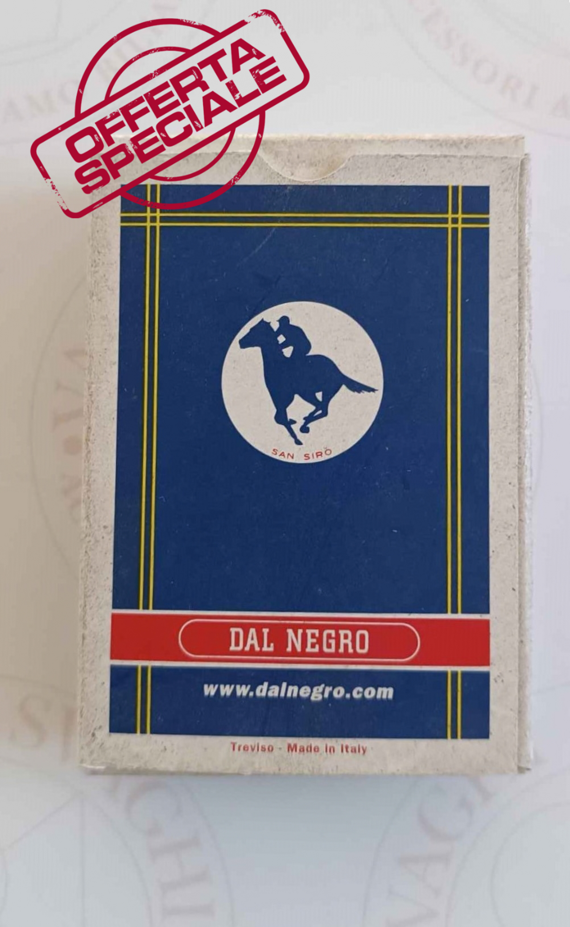 CARTE DA GIOCO DAL NEGRO POKER SAN SIRO 55 CARTE