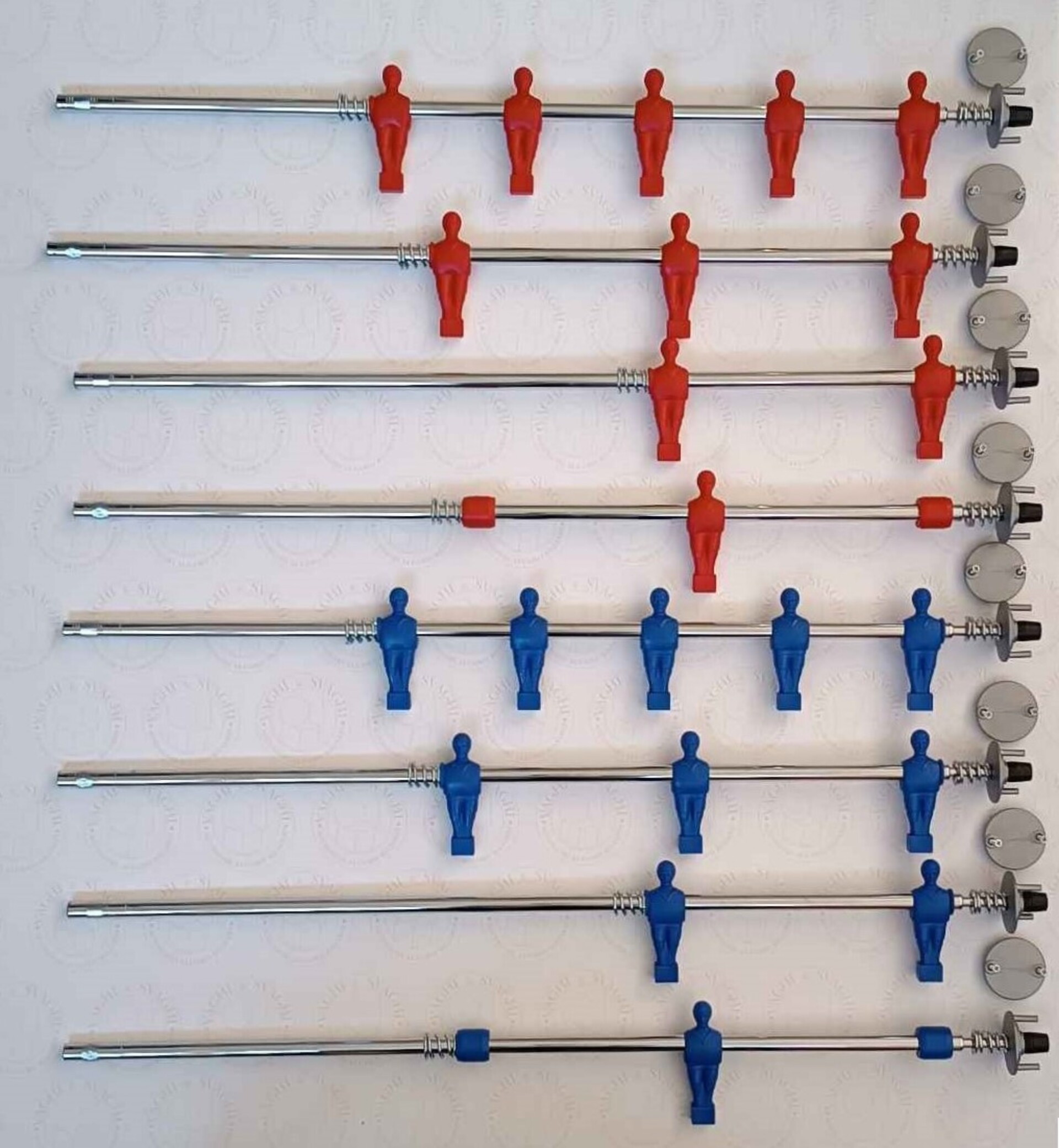SERIE ASTE SEMICOMPLETE GARLANDO RIENTRANTI BOCCOLE SILVER