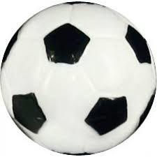 PALLINE PER CALCIO BALILLA NORDITALIA BIANCONERE SET 10 PALLINE