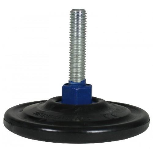 PIEDINO REGOLABILE  IN GOMMA NORDITALIA DIAM 10 CM - 12MA