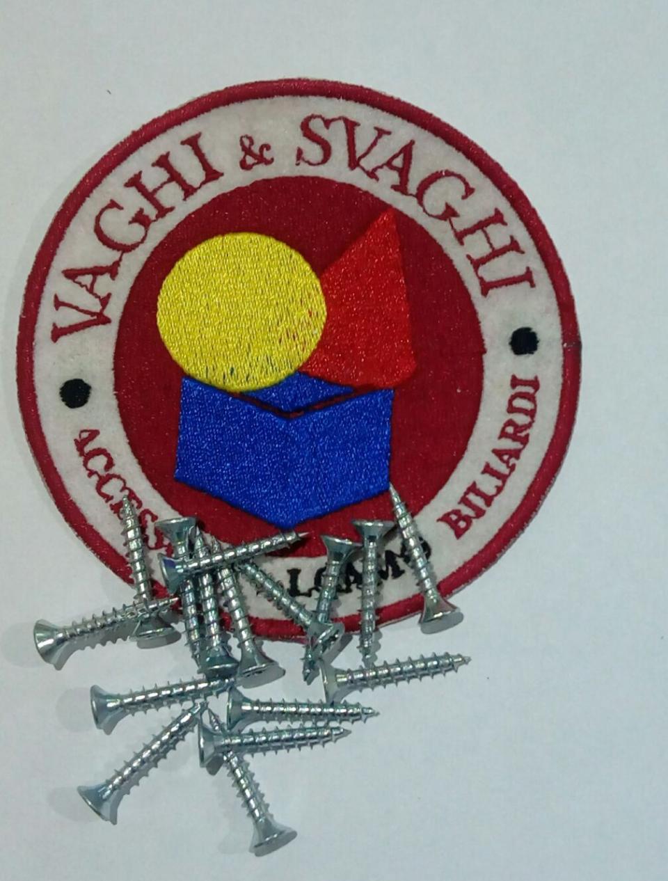 SERIE VITI PER BOCCOLE ROBERTO SPORT MODELLO OTTAGONALE SET 32 PZ.