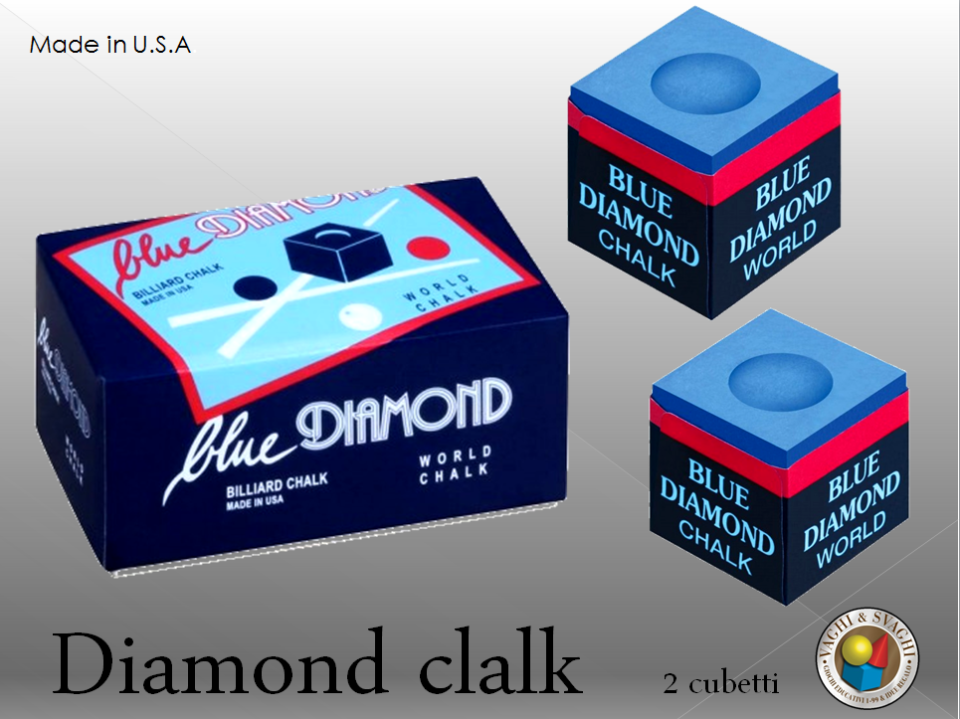 GESSO DIAMOND 2 CUBETTI BLU