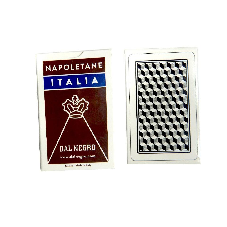 CARTE NAPOLETANE DAL NEGRO ITALIA ASTUCCIO MARRONE