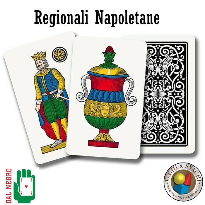 CARTE NAPOLETANE DAL NEGRO ITALIA ASTUCCIO ROSSO