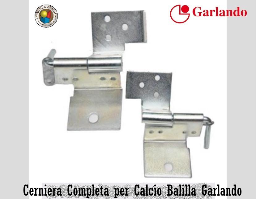 CERNIERA PER CALCIO BALILLA GARLANDO COMPLETA DESTRA E SINISTRA SET 2PZ.