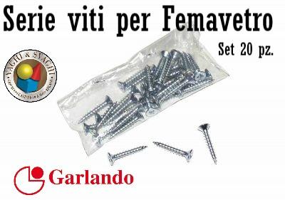 SERIE VITI GARLANDO PER FERMAVETRO SET 20 PZ