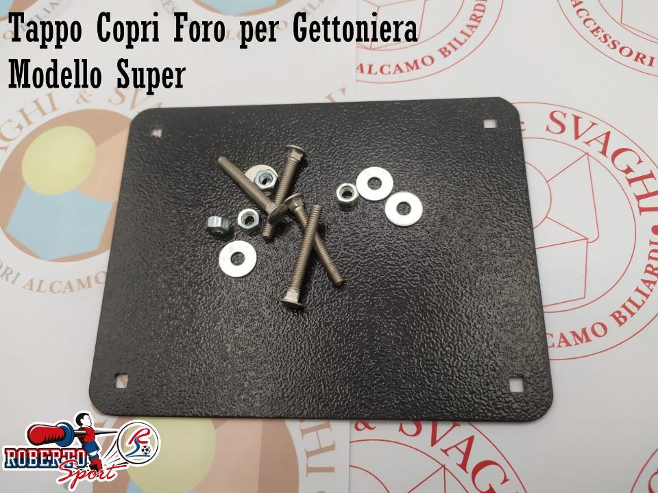 TAPPO COPRI FORO ROBERTO SPORT PER GETTONIERA SUPER