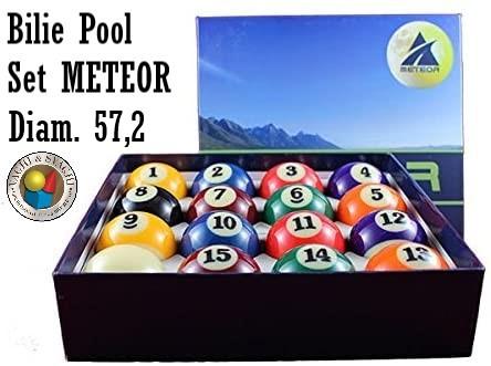 BILIE SET  POOL METEOR DIAMETRO 57,2 MM.