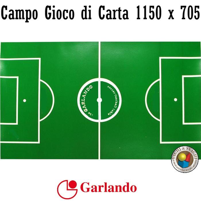 CAMPO GIOCO PER CALCIO BALILLA GARLANDO DI CARTA MISURA 1150 X 705