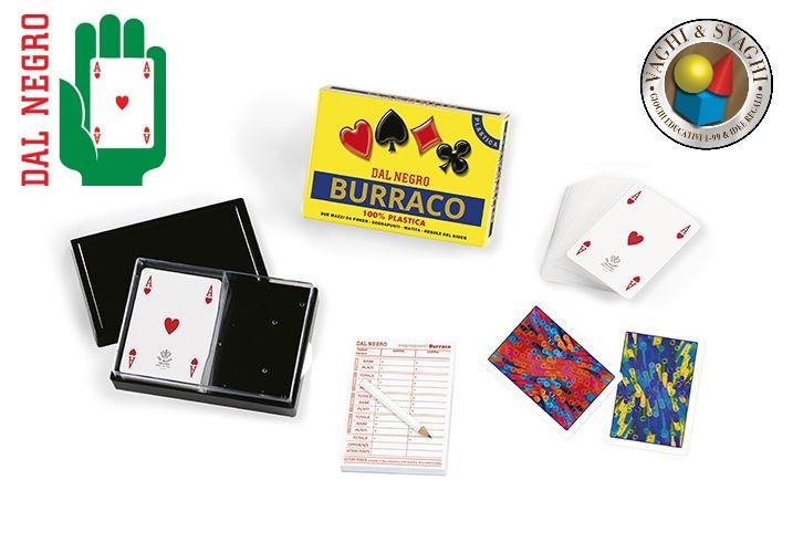 CARTE DAL NEGRO BURRACO DE LUXE PLASTICA