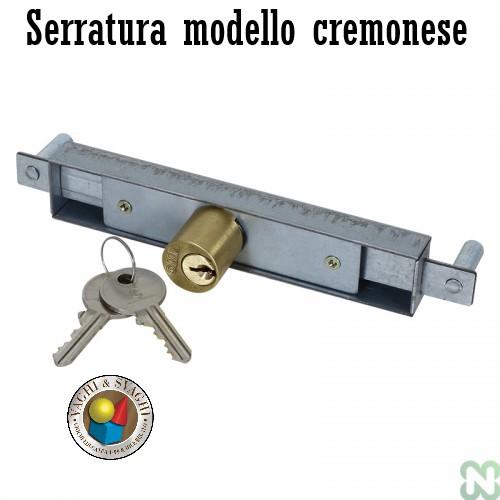 SERRATURA PER CALCIO BALILLA NORDITALIA MODELLO CREMONESE