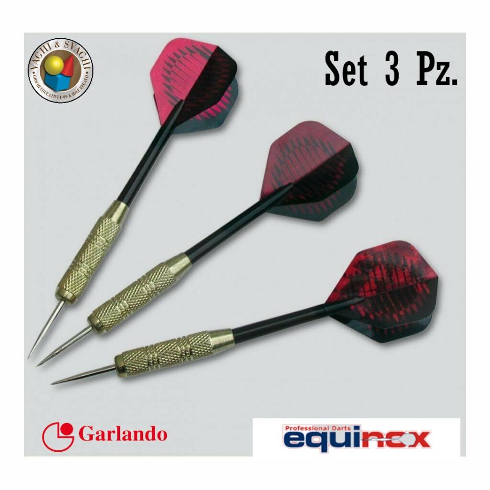 FRECCETTE CON PUNTA IN METALLO EQUINOX SET 3 PZ.