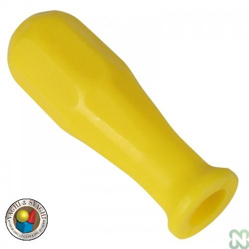 MANOPOLA GIALLA PER CALCIO BALILLA NORDITALIA DIAMETRO 16 MM.