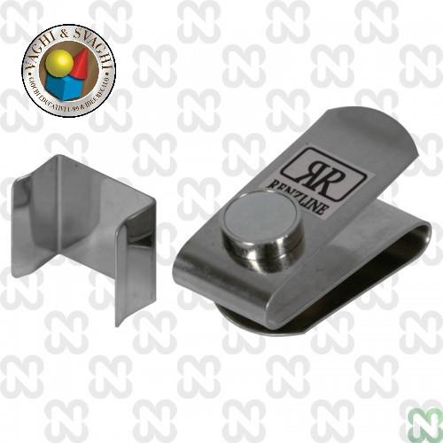 PORTAGESSO MAGNETICO RENZLINE STEEL IN METALLO