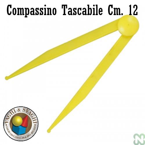 COMPASSO PER BOCCETTA NORDITALIA TASCABILE IN PVC CM. 12
