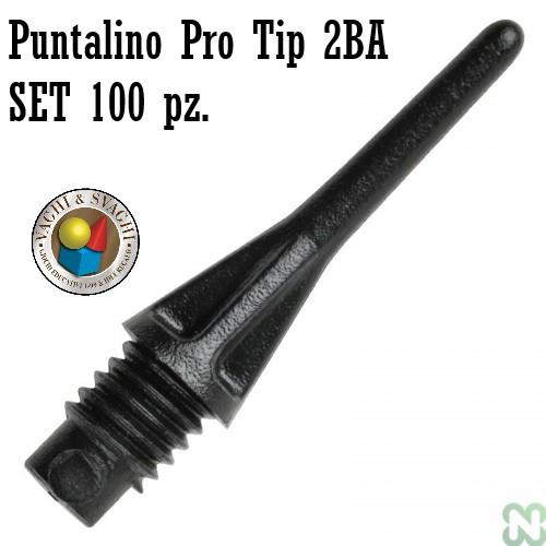 PUNTALINI PRO TIP KARELLA 2BA NERO SET 100 PZ.