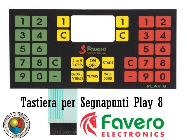 TASTIERA MEMBRANA FAVERO PER MODELLO PLAY 8